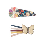 Hair Clips Set Of 4 Winter Ivy Butterfly Clips