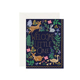 New Baby Card Woodland Welcome