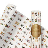 Wrapping Paper Set Of 3 Sheets Cool Cats