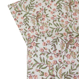 Wrapping Paper Sheet Hand Block Printed Song Birds Blush