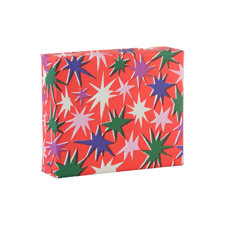 Christmas Wrapping Paper Sheet Stars