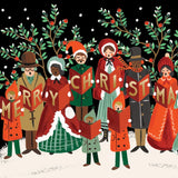 Christmas Card Christmas Carollers