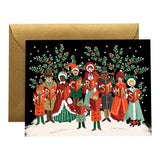 Christmas Card Christmas Carollers