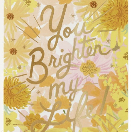 Card You Brighten My Life