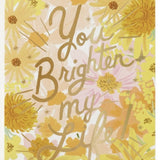 Card You Brighten My Life