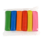 Modelling Clay Rainbow Coloured Set Of Six Sticks