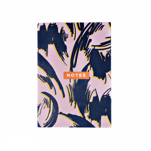 Lilac Scribble Flower Notebook