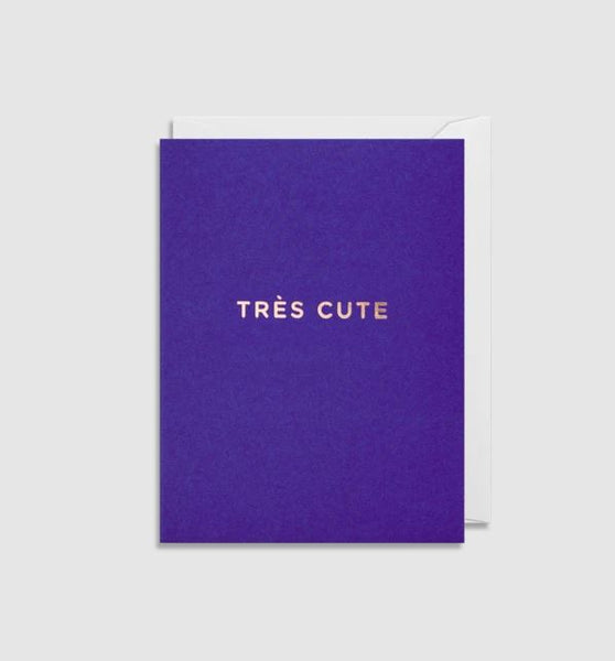 Greetings Card Tres Cute