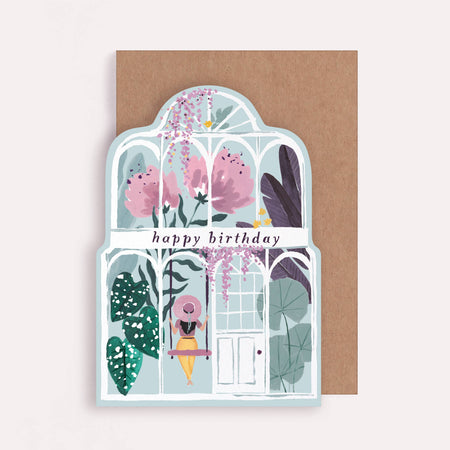Birthday Card Greenhouse