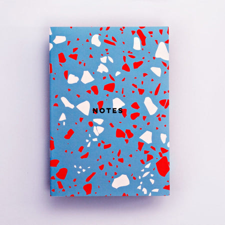 Notebook Blue Terrazzo