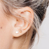Stud Earring Rose Gold Dot