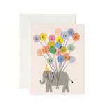 New Baby Card Welcome Elephant