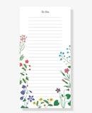 To Do List Pad Wildflower