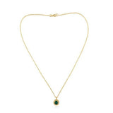 Necklace Green Onyx Pendent Necklace