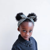 Alice Band With Bow Green Animal Coco Bow