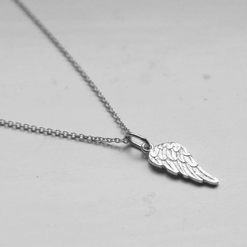 Necklace Silver Angel Wing