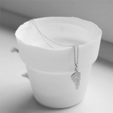 Necklace Silver Angel Wing