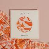 Bandana Organic Cotton Capricorn Coral Cai And Jo