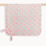 Baby Blanket With Hood Organic Cotton Doves