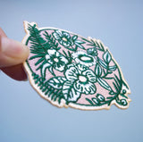 Patch Iron On Embroidered Flowers