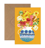 Card Festival Flowers