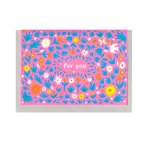 Card For You Floral