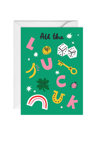 Greetings Card All The Luck
