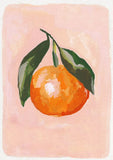 Orange Print A4 Still Life