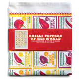 Tea Towel Cotton Chilli Peppers of the World