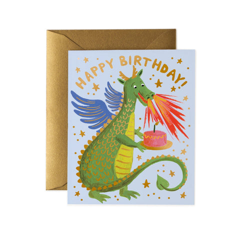Happy Birthday Card Dragon