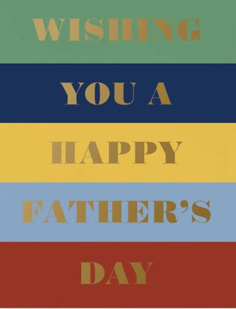 Fathers Day Card Colour Block