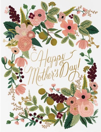 Mothers Day Card Garden Party