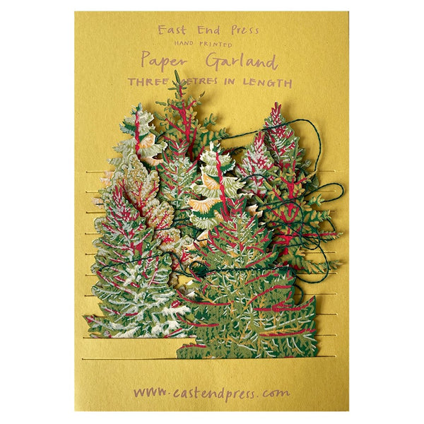 Paper Garland Festive Forest
