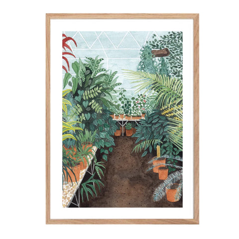 Print A4 Greenhouse Study