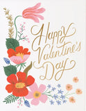 Valentines Day Card Strawberry Garden
