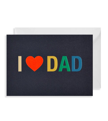 Fathers Day Card I Heart Dad