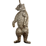 Decoration Pressed Sliver Standing Bear
