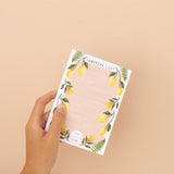 Lemon Design Magnetic Shopping List Notepad
