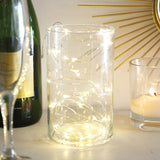 String Lights Silver Wire Battery Operated