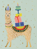 Birthday Card Llama