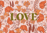 Card Floral Love
