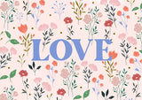 Card Floral Love Light