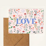 Card Floral Love Light