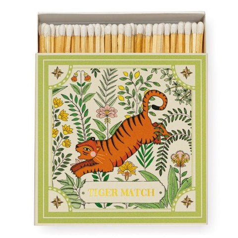 Boxed Matches Arianes Green Tiger