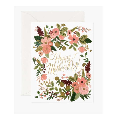 Mothers Day Card Garden Party