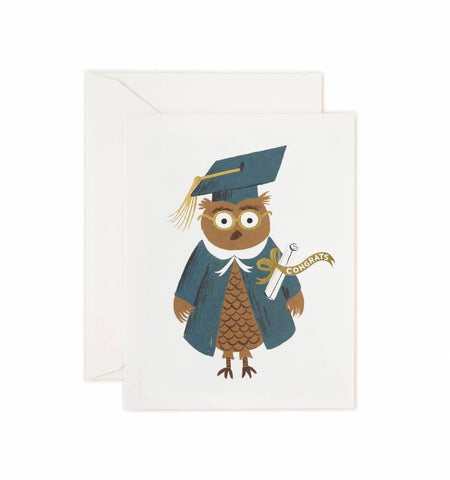 Congrats Owl Card