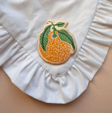 Patch Iron On Embroidered Clementine