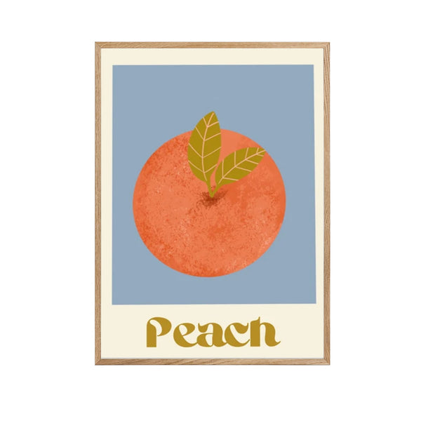 Peach A4 Print