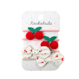 Set Of Four Hairbands Sweet Cherry