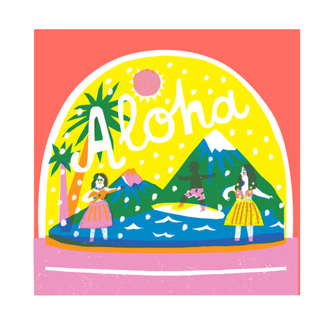 Christmas Card Aloha Dome